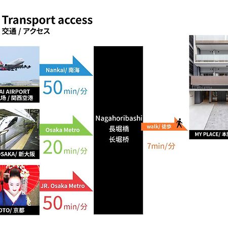 Fds Aura Apartment Osaka Luaran gambar